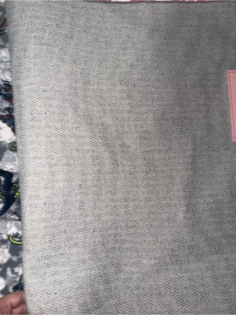 Juicy Couture White and Pink Bow Print Accent Rug